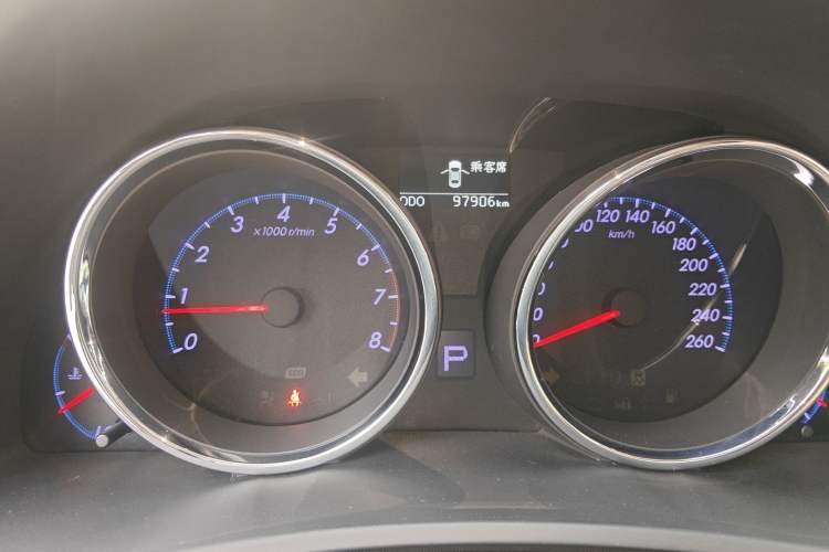 Used Toyota Reiz 2010 2.5S Fengdu Jinghua Edition Odometer Close Up