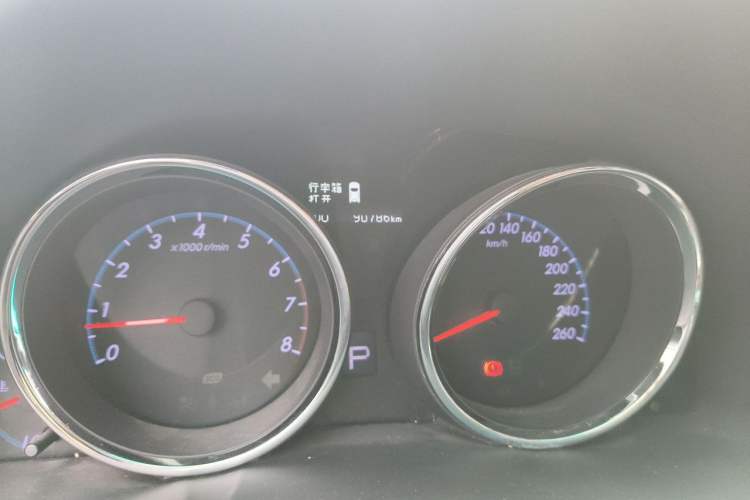 Used Toyota Reiz 2010 2.5V Fengdu Elite Edition Odometer Close Up