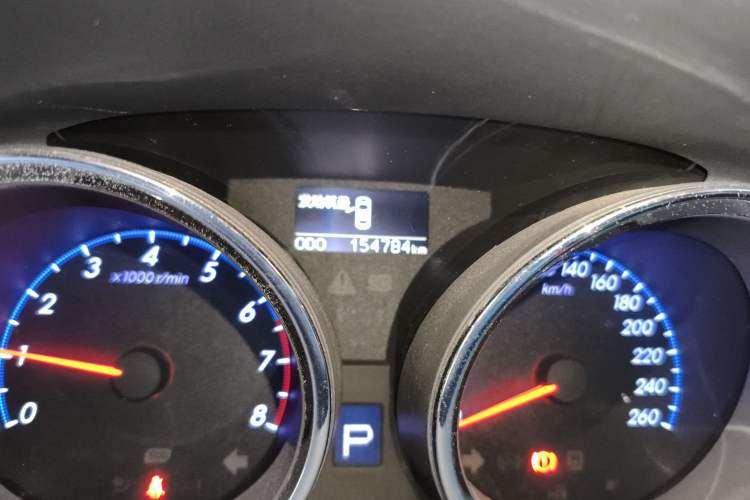 Used Toyota Reiz 2010 2.5V Fengdu Elite Edition Odometer Close Up
