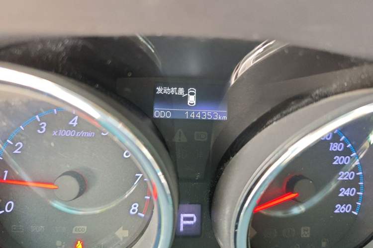 Used Toyota Reiz 2010 2.5V Fengdu Elite Edition Odometer Close Up