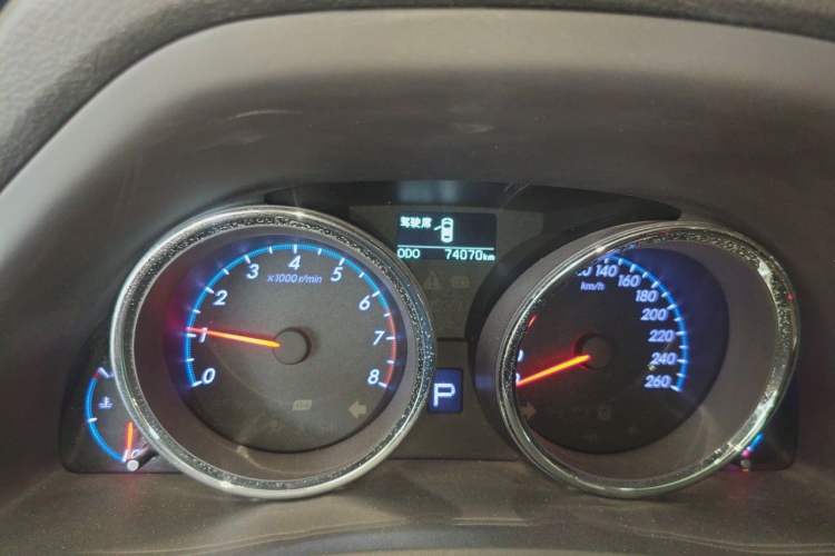 Used Toyota Reiz 2010 2.5S Fengdu Jinghua Edition Odometer Close Up