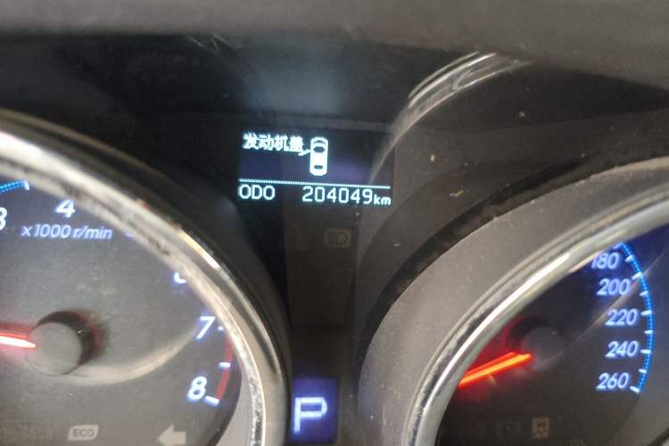 Used Toyota Reiz 2010 2.5S Fengdu Jinghua Edition Odometer Close Up