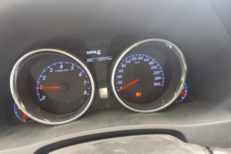 Used Toyota Reiz 2010 2.5S Fashion Elite Edition Odometer Close Up