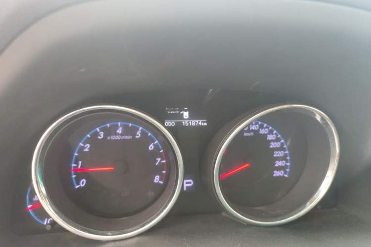 Used Toyota Reiz 2010 2.5V Fengdu Elite Edition Odometer Close Up