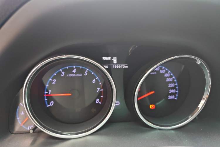 Used Toyota Reiz 2010 2.5V Fengdu Elite Edition Odometer Close Up