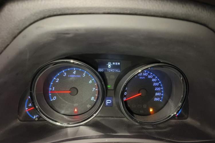 Used Toyota Reiz 2010 2.5V Fengdu Elite Edition Odometer Close Up