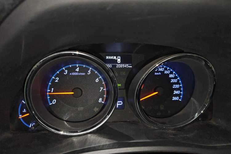 Used Toyota Reiz 2010 2.5V Fengdu Elite Edition Odometer Close Up