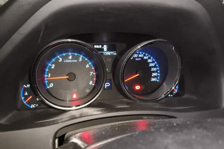 Used Toyota Reiz 2010 2.5V Fengdu Elite Edition Odometer Close Up