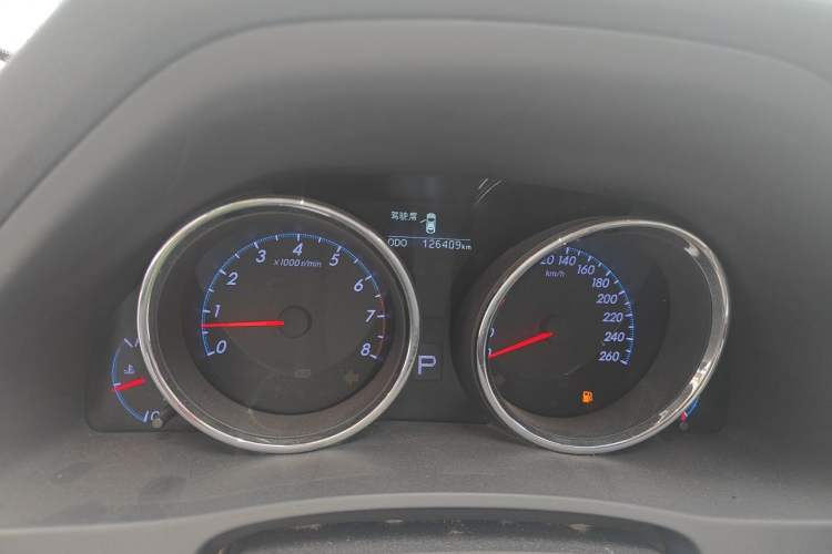 Used Toyota Reiz 2010 2.5S Fengdu Jinghua Edition Odometer Close Up