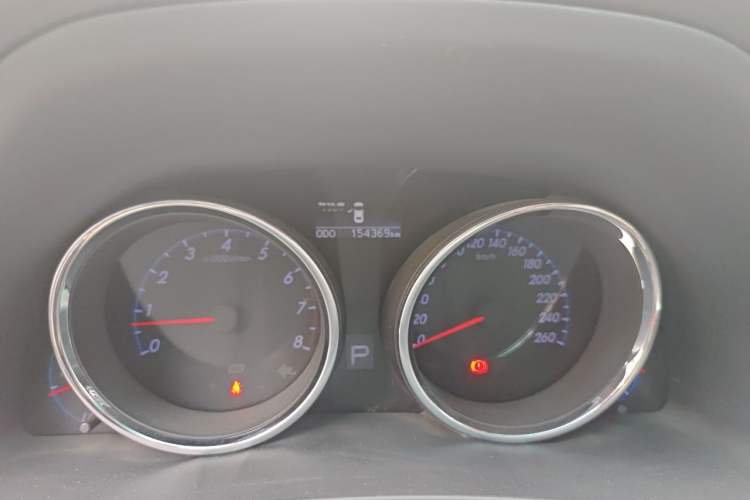 Used Toyota Reiz 2010 2.5V Fengdu Elite Edition Odometer Close Up
