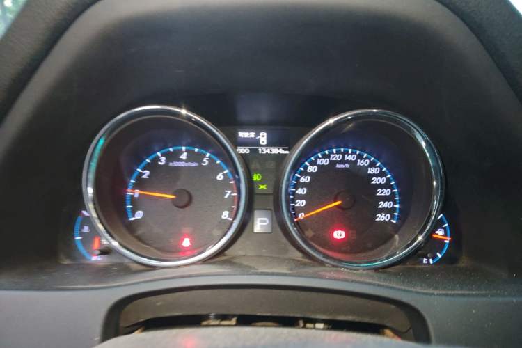 Used Toyota Reiz 2010 2.5V Fengdu Elite Edition Odometer Close Up