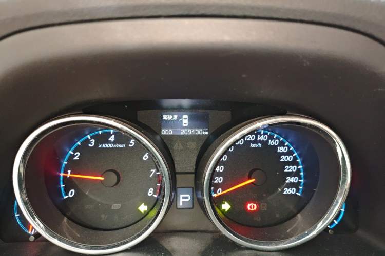 Used Toyota Reiz 2012 2.5V Fengdu Elite Stylish Edition Odometer Close Up