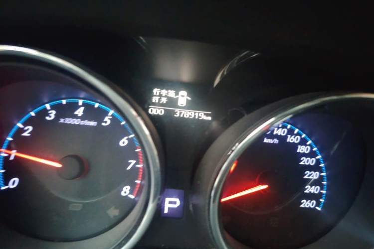 Used Toyota Reiz 2012 2.5V Fengdu Elite Stylish Edition Odometer Close Up