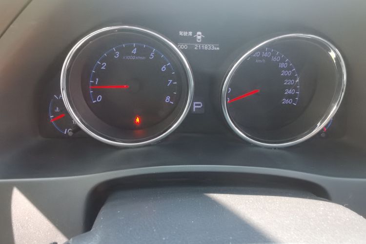 Used Toyota Reiz 2012 2.5V Fengdu Elite Stylish Edition Odometer Close Up