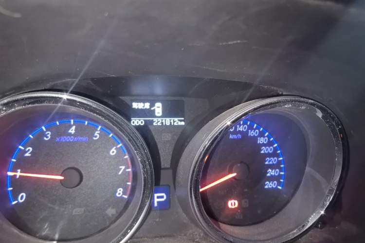 Used Toyota Reiz 2012 2.5V Fengdu Elite Stylish Edition Odometer Close Up