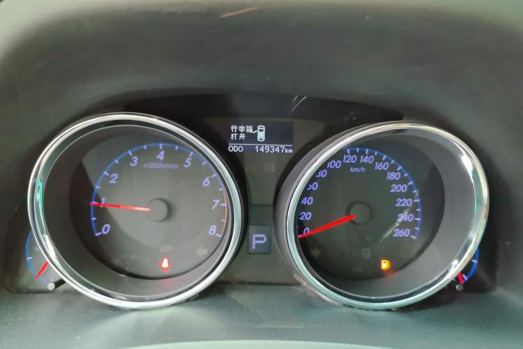 Used Toyota Reiz 2012 2.5V Fengdu Elite Stylish Edition Odometer Close Up