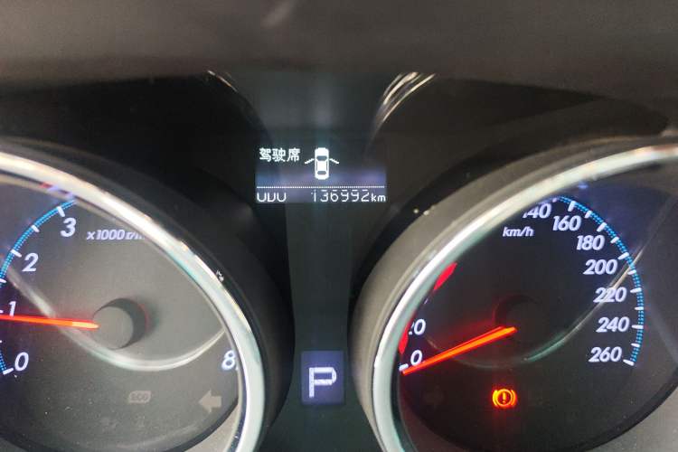 Used Toyota Reiz 2012 2.5V Fengdu Elite Stylish Edition Odometer Close Up