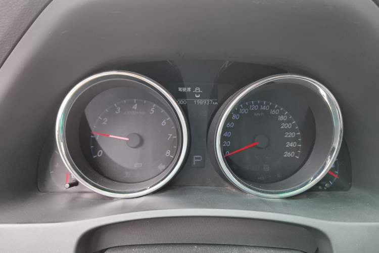 Used Toyota Reiz 2012 2.5V Fengdu Elite Stylish Edition Odometer Close Up