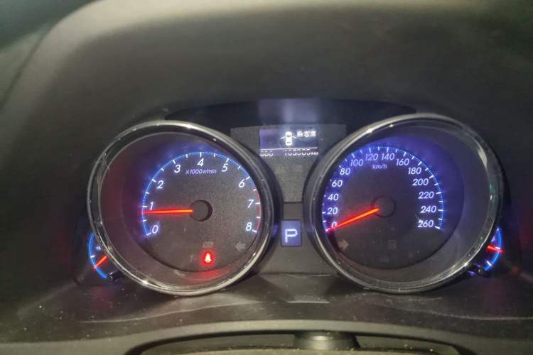 Used Toyota Reiz 2012 2.5V Fengdu Elite Stylish Edition Odometer Close Up