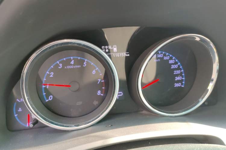 Used Toyota Reiz 2012 2.5V Fengdu Elite Stylish Edition Odometer Close Up