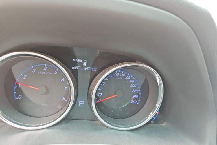 Used Toyota Reiz 2012 2.5V Fengdu Elite Stylish Edition Odometer Close Up