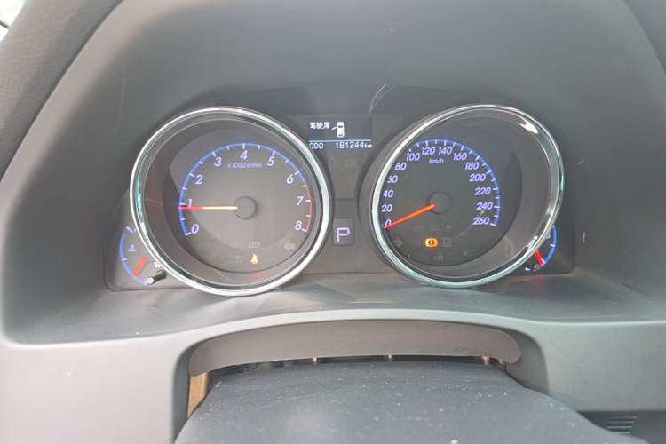 Used Toyota Reiz 2012 2.5V Fengdu Elite Stylish Edition Odometer Close Up