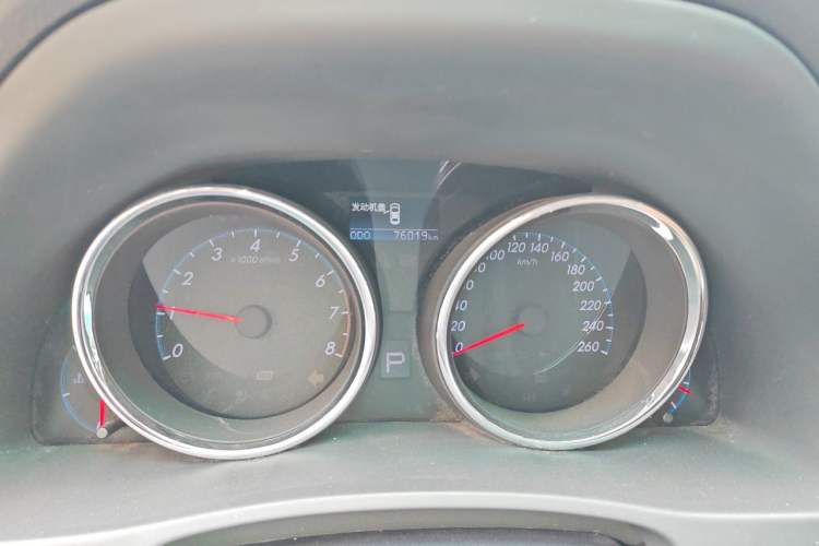 Used Toyota Reiz 2013 2.5V Shangrui Edition Odometer Close Up