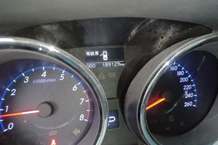 Used Toyota Reiz 2013 2.5V Shangrui Navigation Edition Odometer Close Up