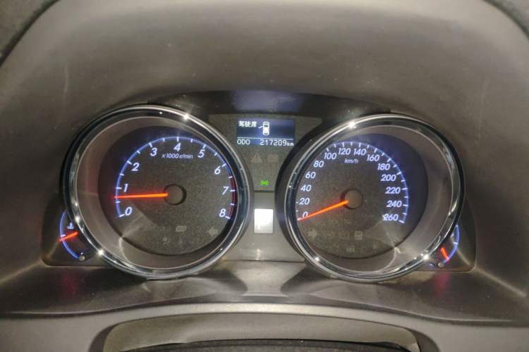 Used Toyota Reiz 2013 2.5V Shangrui Edition Odometer Close Up