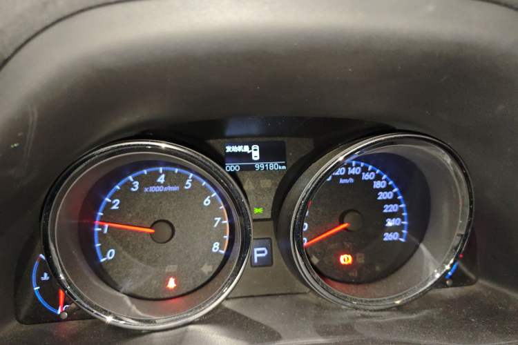 Used Toyota Reiz 2013 2.5V Shangrui Edition Odometer Close Up