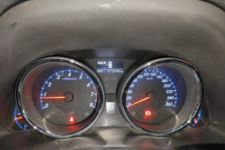Used Toyota Reiz 2013 2.5S Elite Edition Odometer Close Up