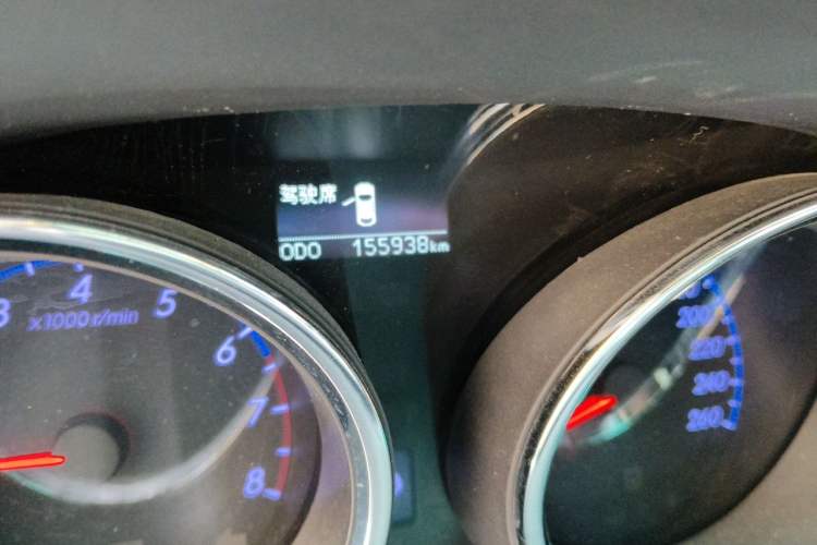 Used Toyota Reiz 2013 2.5V Shangrui Navigation Edition Odometer Close Up