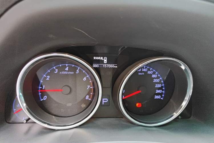 Used Toyota Reiz 2013 2.5V Shangrui Edition Odometer Close Up