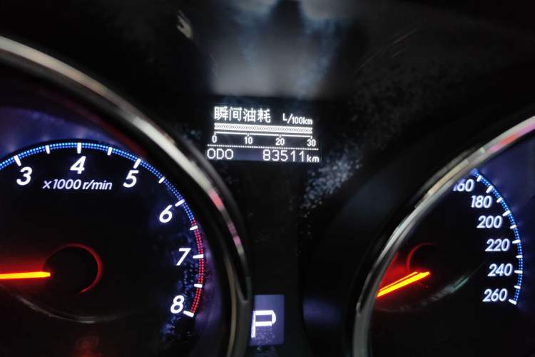 Used Toyota Reiz 2013 2.5V Shangrui Edition Odometer Close Up