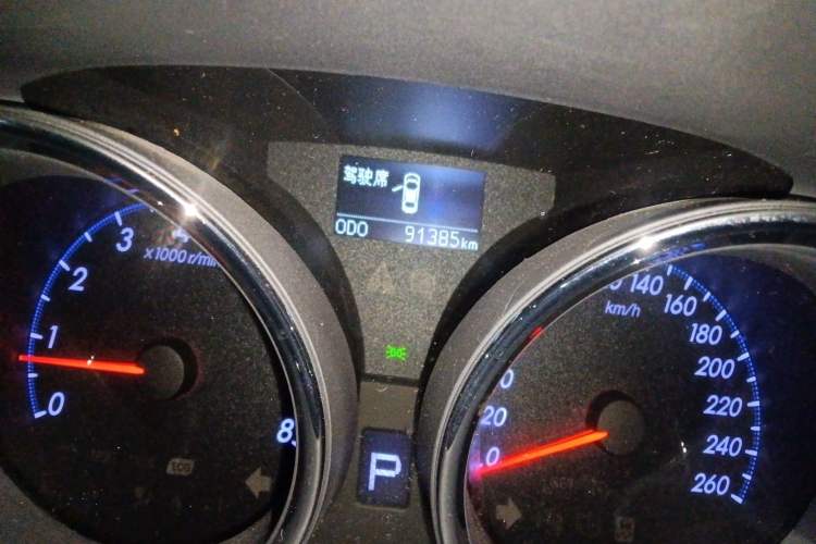 Used Toyota Reiz 2013 2.5V Shangrui Edition Odometer Close Up