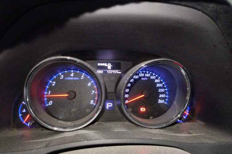 Used Toyota Reiz 2013 2.5V Elite Edition Odometer Close Up