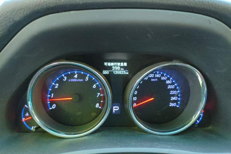 Used Toyota Reiz 2013 2.5V Shangrui Edition Odometer Close Up