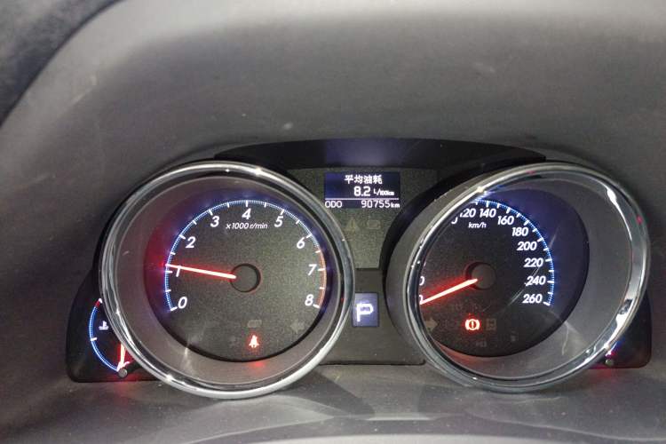 Used Toyota Reiz 2013 2.5V Shangrui Edition Odometer Close Up