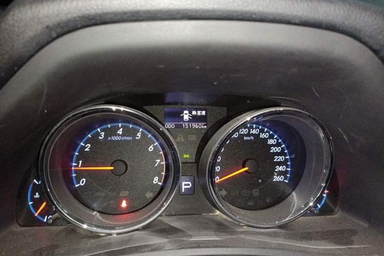 Used Toyota Reiz 2013 2.5S Elite Edition Odometer Close Up
