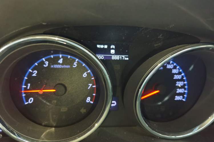 Used Toyota Reiz 2013 2.5S Elite Edition Odometer Close Up