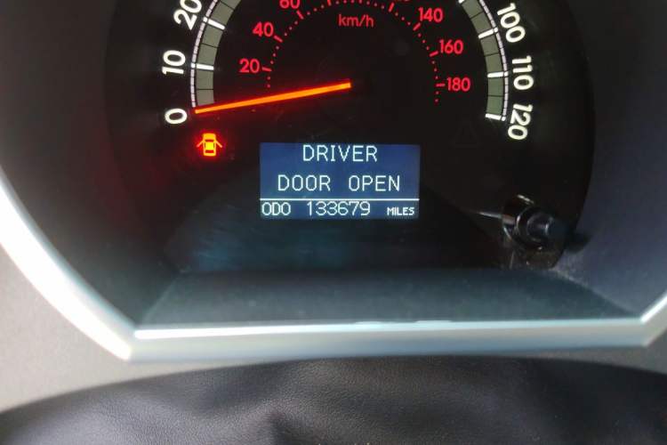 Used Toyota Sequoia 2010 5.7 Platinum Edition Odometer Close Up