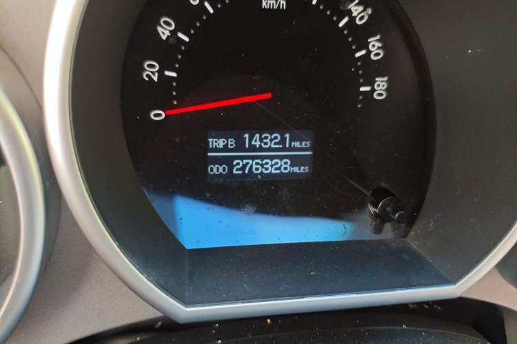 Used Toyota Sequoia 2010 5.7 Platinum Edition Odometer Close Up