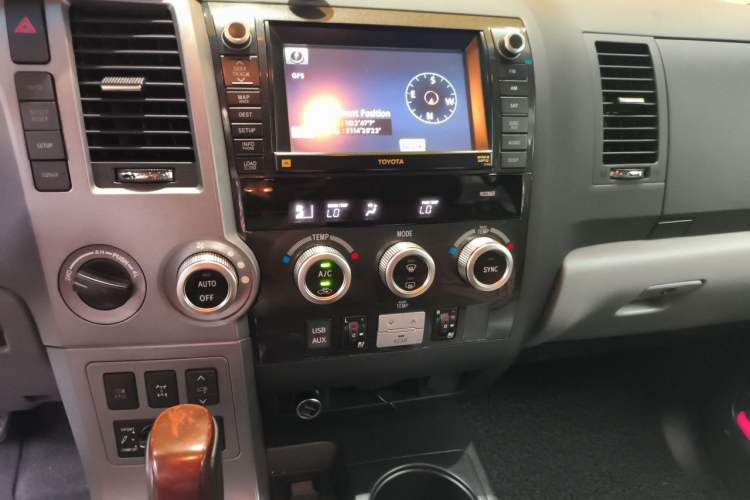 Used Toyota Sequoia 2010 5.7 Platinum Edition Audio And AC Panel