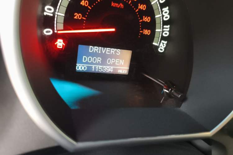 Used Toyota Sequoia 2010 5.7 Platinum Edition Odometer Close Up