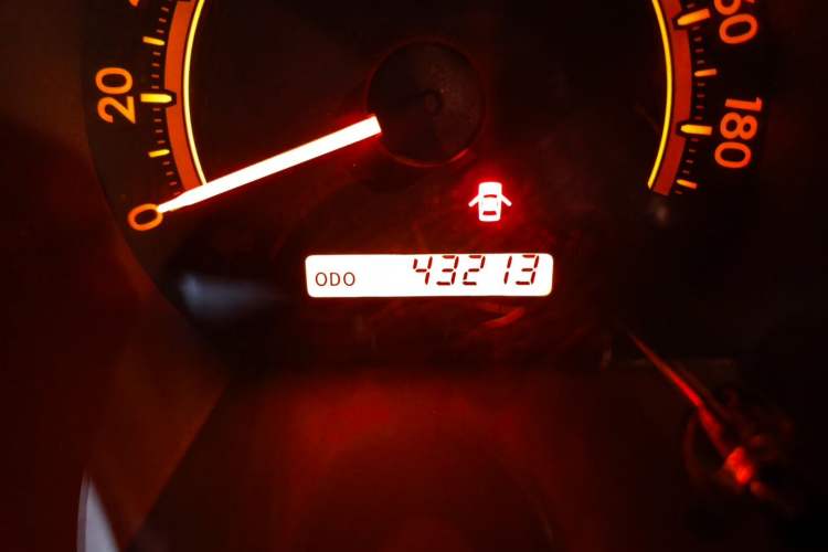 Used Toyota Sequoia  Odometer Close Up