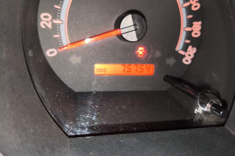 Used Toyota Sequoia  Odometer Close Up