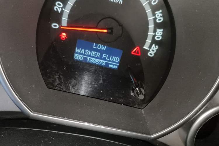 Used Toyota Sequoia  Odometer Close Up