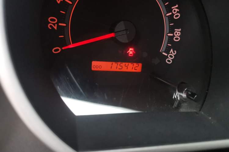 Used Toyota Sequoia  Odometer Close Up