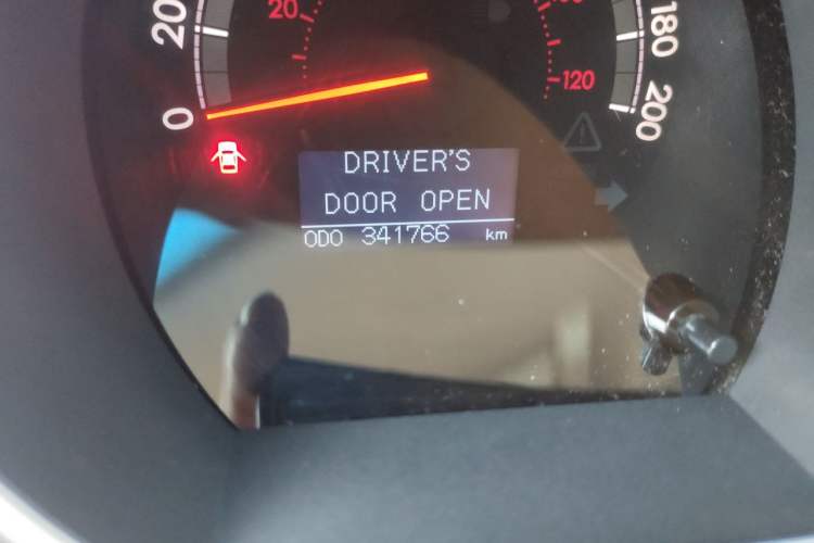 Used Toyota Sequoia  Odometer Close Up