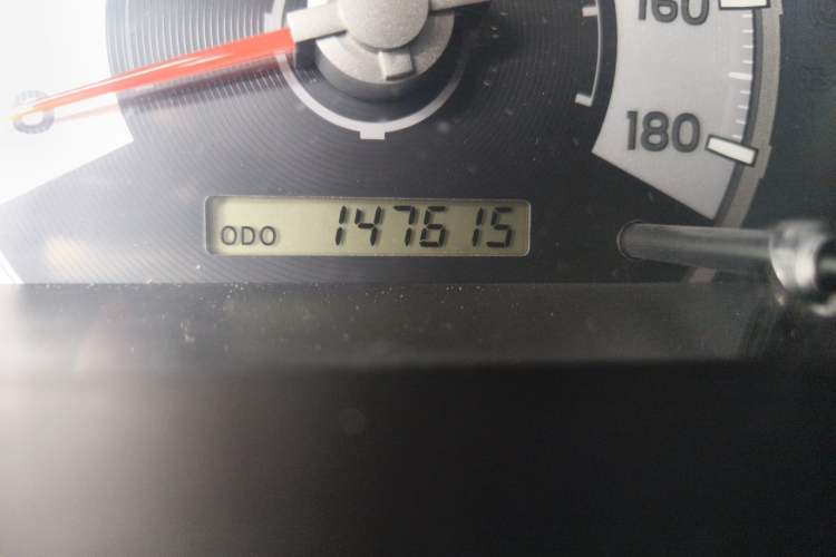Used Toyota Sequoia  Odometer Close Up